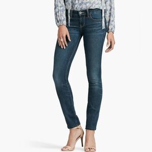 Lucky Brand Jeans Sofia Skinny Dark Wash Mid Rise Stretch Size 12